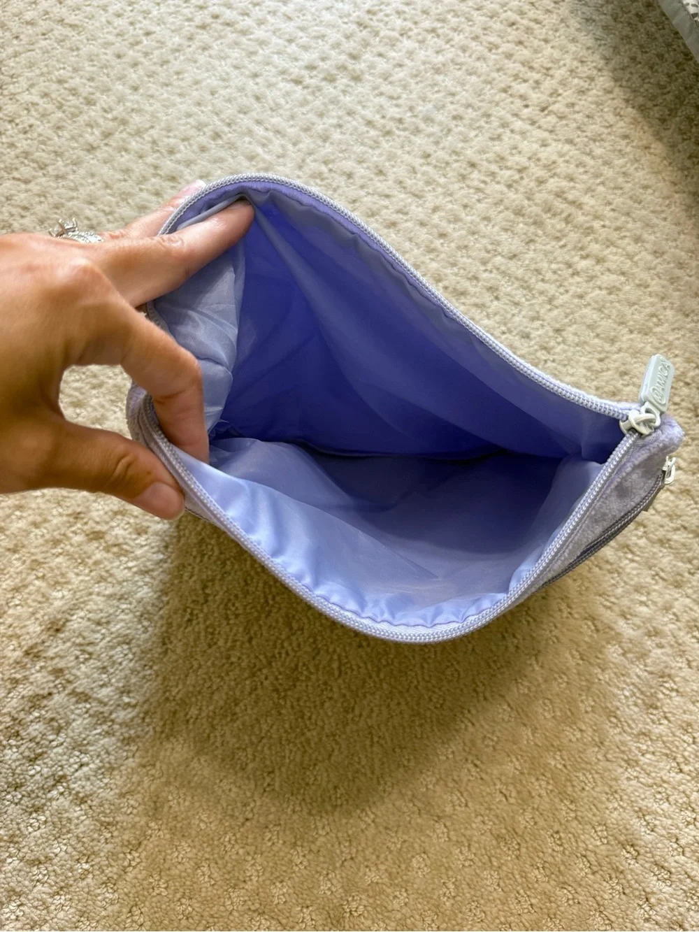 Purple Bikini Zippered Pouch